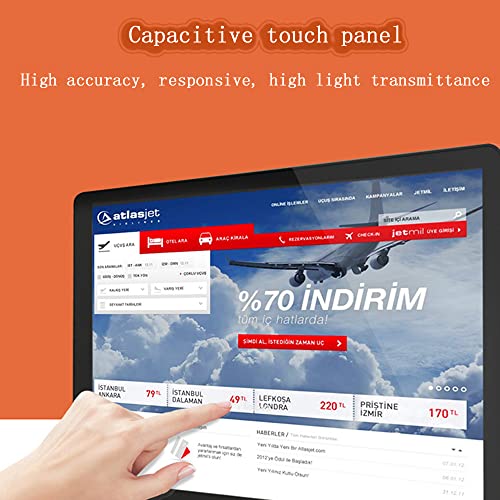 Upinva 19 inch Multi-Touch Professional HDMI Monitor CCTV LCD Display Surveillance Touchscreen Camera PC Mobile Monitor Multifunction BNC/VGA/AV/