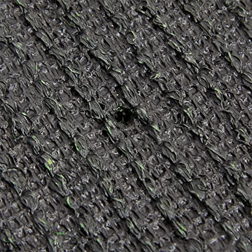 4-Pack Artificial Grass Mat Squares 30.5 x 30.5 cm Fake Turf Tiles for Balcony, Patio, Outdoor Faux Placemats, DIY Crafts and Decorations (Green,