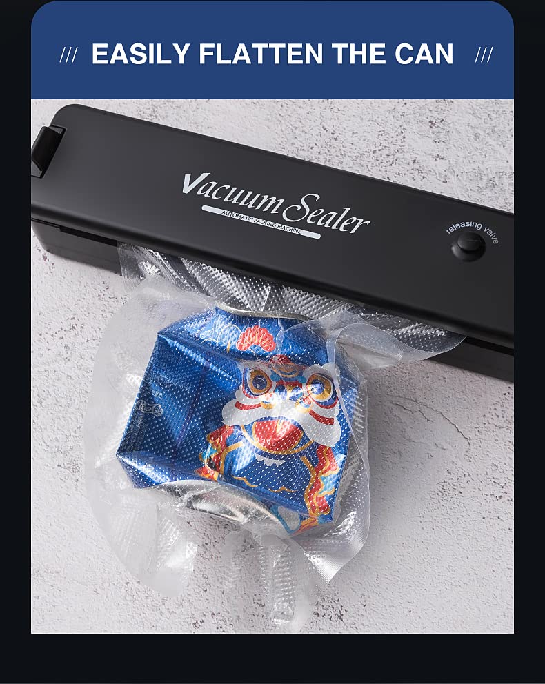 KEAGAN Vacuum Sealer Machine, Automatic Food Sealer, Food Vacuum Sealer Machines for Wet and Dry Food Preservation and Storage