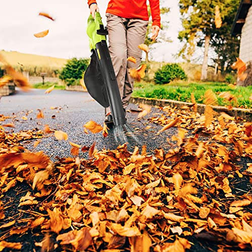 3 in 1 Leaf Blower, 3000W Garden Vacuum and Shredder with 10m Cable, Wheels, Garden Vacuum for Clearing Patios, Gardens of Leaves