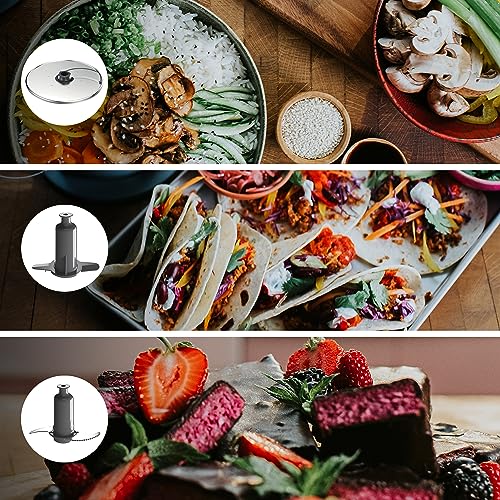 Kenwood, MultiPro Go FDP22.130GY, Food Processor, for Chopping, Slicing, Grating, Pureeing and Kneading Dough, with Express Serve, 1.3L Bowl, Kn